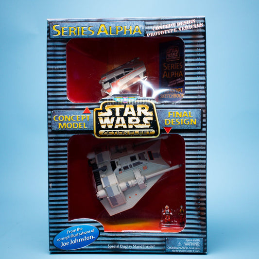Galoob Star Wars Action Fleet REBEL SNOWSPEEDER Series Alpha Vintage 1996 MIB - DT Collectable Toys
