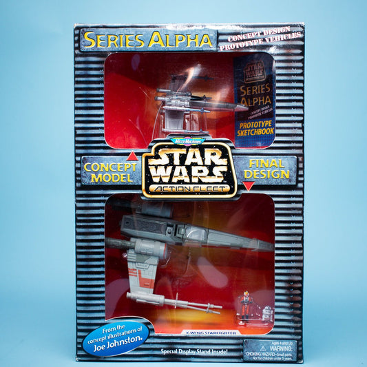 Galoob Star Wars Action Fleet X - WING STARFIGHTER Series Alpha Vintage 1996 MIB - DT Collectable Toys