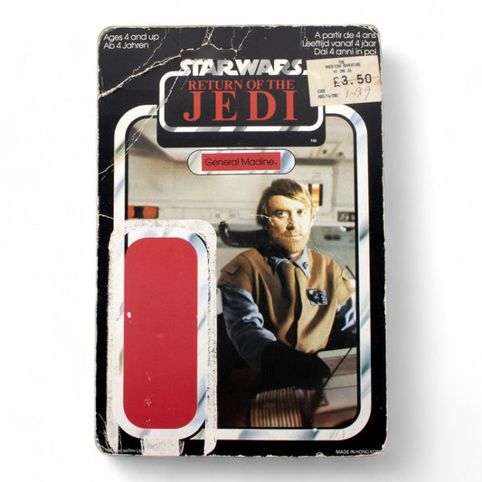 GENERAL MADINE PALITOY ROTJ 65A CARDBACK VINTAGE STAR WARS GOOD - DT Collectable Toys