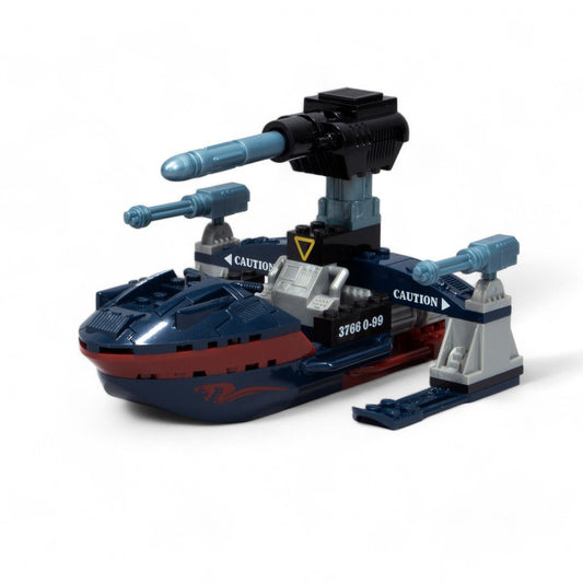 GI JOE BTR COBRA MOCCASIN HASBRO BUILT TO RULE 2003 LEGO STYLE VEHICLE COMPLETE - DT Collectable Toys
