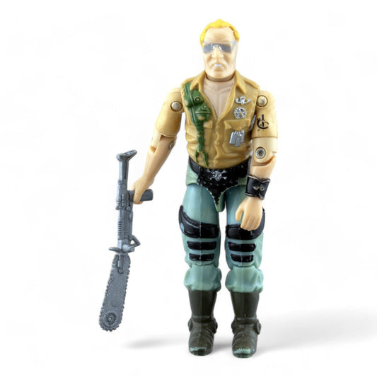 GI JOE BUZZER v1 1985 HASBRO PALITOY FAIR/GOOD VINTAGE ACTION FIGURE - DT Collectable Toys