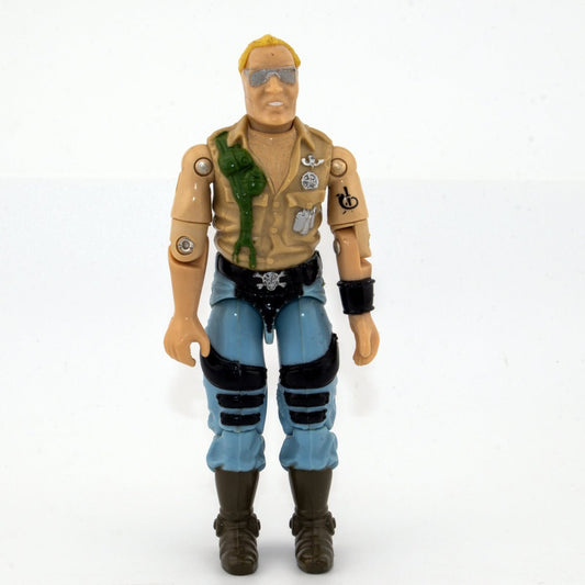 GI JOE BUZZER v1 1985 VINTAGE HASBRO PALITOY NEAR MINT ACTION FIGURE - DT Collectable Toys