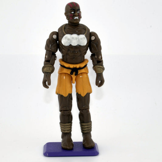 GI JOE DHALSIM v1 STREET FIGHTER II HASBRO 1993 NEAR MINT/MINT - DT Collectable Toys