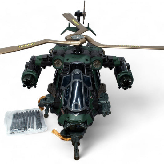 GI JOE NIGHT ATTACK CHOPPER HASBRO PALITOY 2002 100% COMPLETE & WORKING - DT Collectable Toys