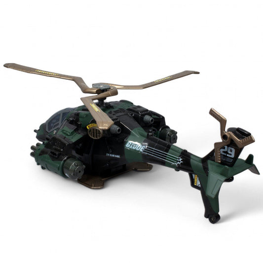 GI JOE NIGHT ATTACK CHOPPER HASBRO PALITOY 2002 100% COMPLETE & WORKING - DT Collectable Toys