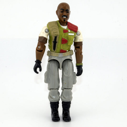 GI JOE ROADBLOCK v1 HASBRO ACTION FORCE PALITOY 1986 VERY GOOD ACTION FIGURE - DT Collectable Toys