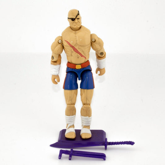 GI JOE SAGAT v1 STREET FIGHTER II HASBRO 1993 EXCELLENT ACTION FIGURE - DT Collectable Toys
