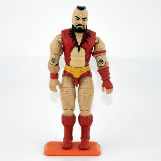 GI JOE ZANGIEF v1 STREET FIGHTER II HASBRO 1993 EXCELLENT ACTION FIGURE - DT Collectable Toys