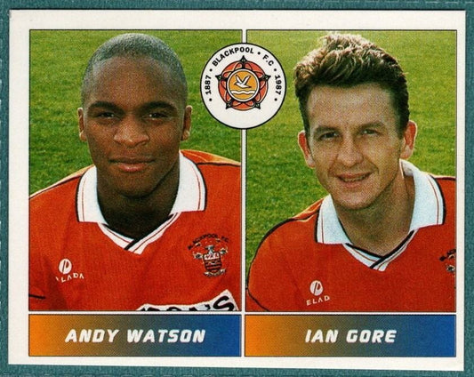 Panini Sticker Watson / Gore Blackpool No.375