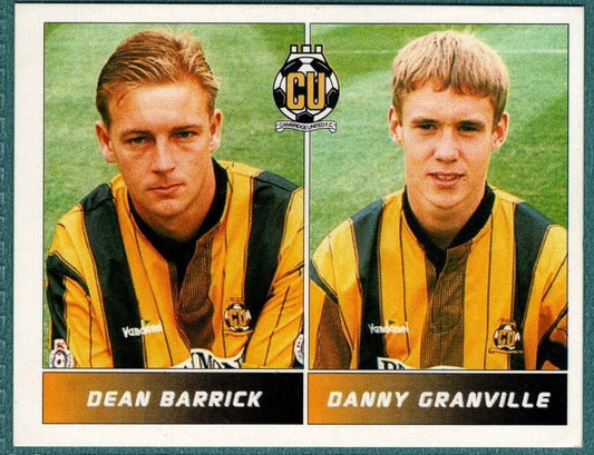 Panini Sticker Barrick / Granville Cambridge United No.424