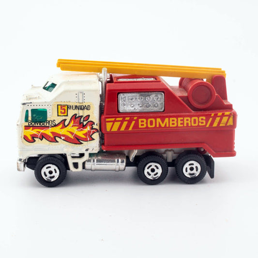 Guisval 1984 Kenworth K100 No.72 FIRE SERVICE Excellent 1/64th Scale Diecast Model - DT Collectable Toys
