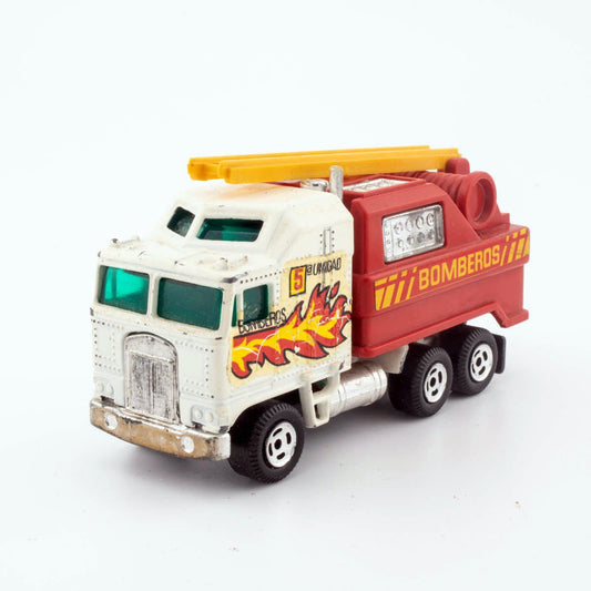 Guisval 1984 Kenworth K100 No.72 FIRE SERVICE Excellent 1/64th Scale Diecast Model - DT Collectable Toys
