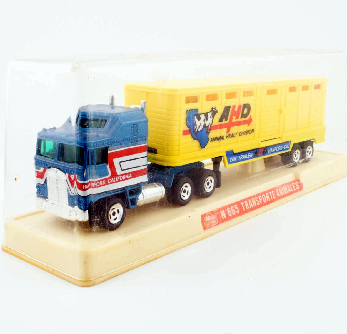 Guisval 1985 Kenworth K100 No.665 ANIMAL TRANSPORTER 1/64th Scale Diecast Model - DT Collectable Toys