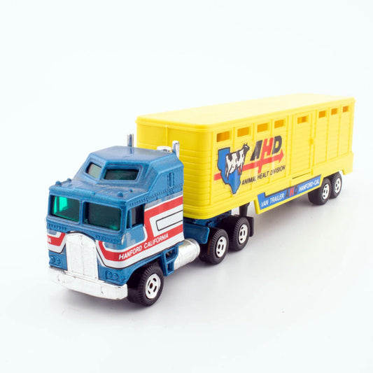 Guisval 1985 Kenworth K100 No.665 ANIMAL TRANSPORTER 1/64th Scale Diecast Model - DT Collectable Toys
