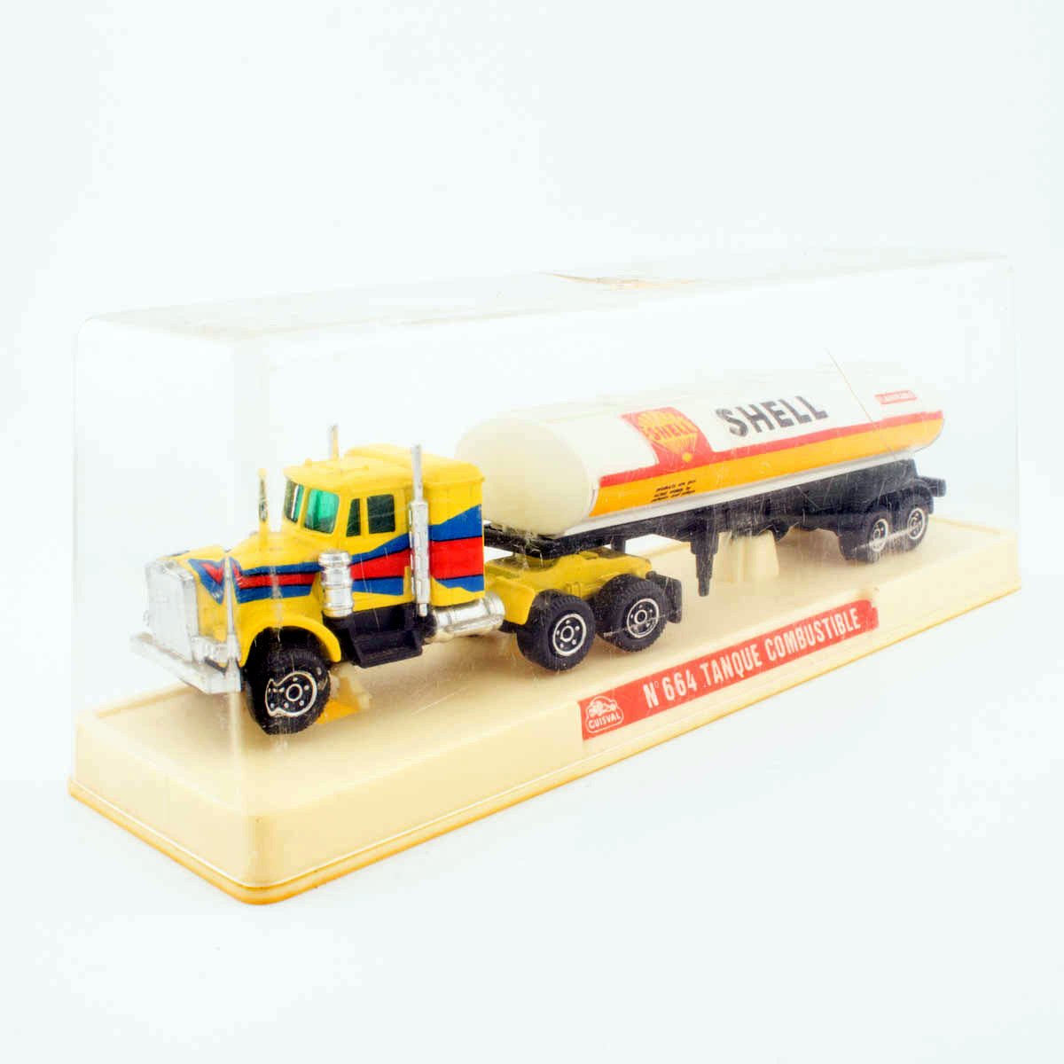 Guisval 1985 Kenworth W900 No.664 SHELL TANKER MIB 1/64th Scale Diecast Model - DT Collectable Toys
