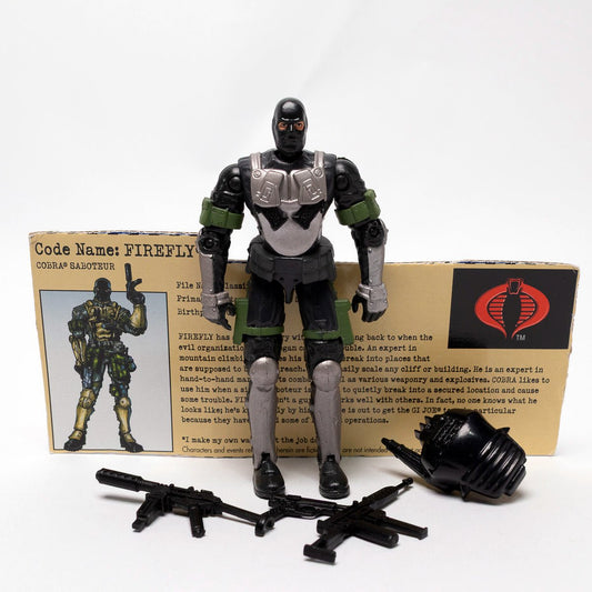 Hasbro 2002 GI Joe FIREFLY v6 Excellent 100% Complete Loose Action Figure