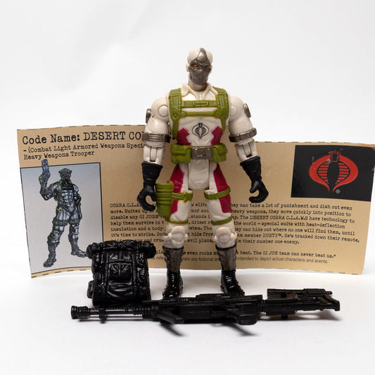 Hasbro 2003 GI Joe DESERT COBRA C.L.A.W.S. v1 Excellent 100% Complete Loose 2 Pk Variant Action Figure Picture 1