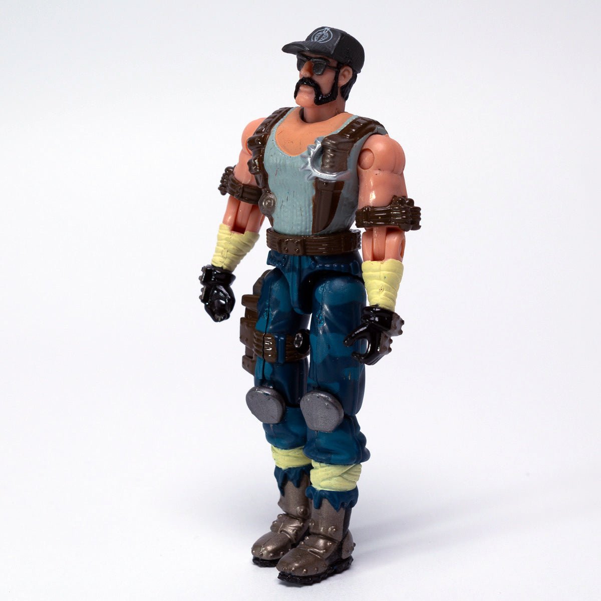 Hasbro 2003 GI Joe DREADNOK RIPPER v3 Excellent 100% Complete Loose 2 Pk Variant Action Figure Picture 2
