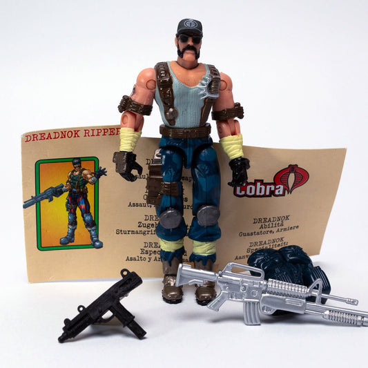 Hasbro 2003 GI Joe DREADNOK RIPPER v3 Excellent 100% Complete Loose 2 Pk Variant Action Figure Picture 1