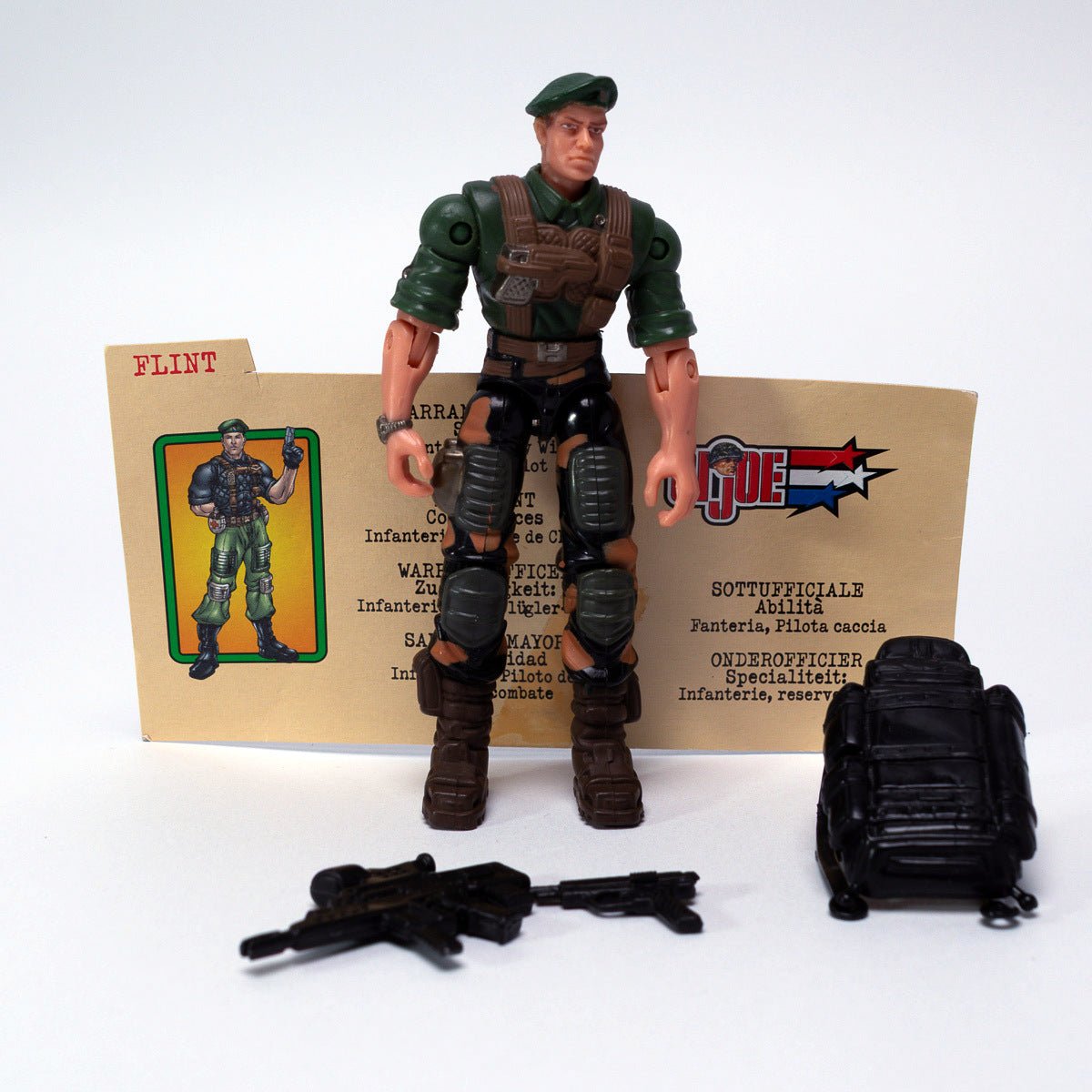 Hasbro 2003 GI Joe FLINT v8 Excellent 100% Complete Loose Action Figure Action Figure Picture 1