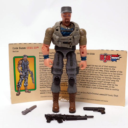 Hasbro 2003 GI Joe GUNG HO v11 Excellent Brown Goatee Variant 100% Complete Loose Figure Action Figure Picture 1