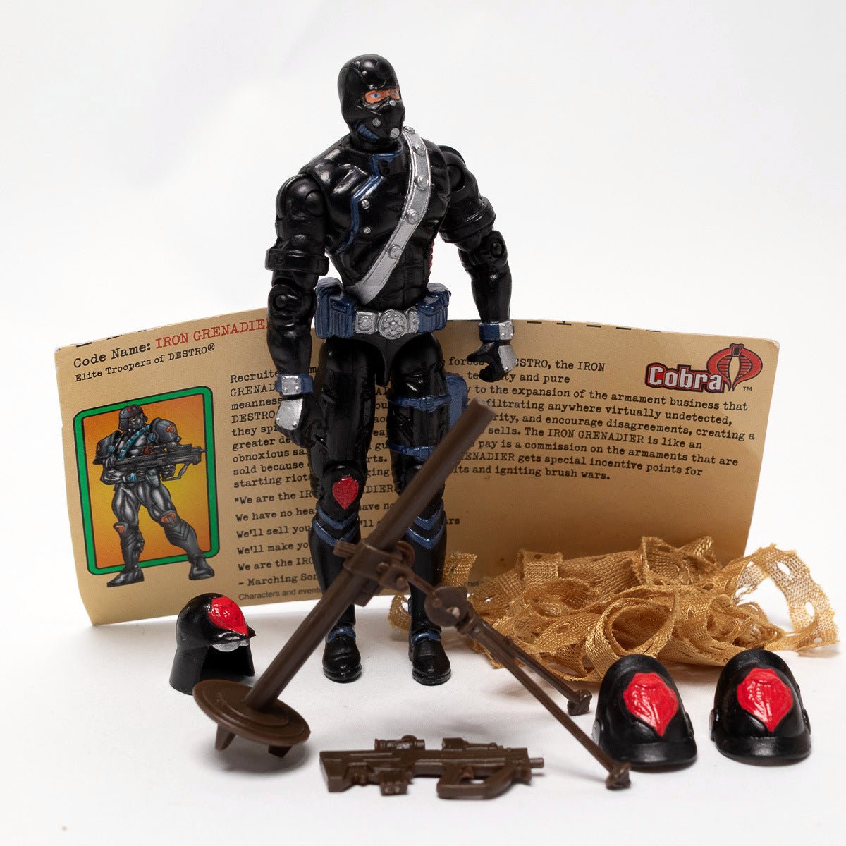 Hasbro 2003 GI Joe IRON GRENADIER v2 Excellent 100% Complete Loose 2Pk Variant Figure Action Figure Picture 1