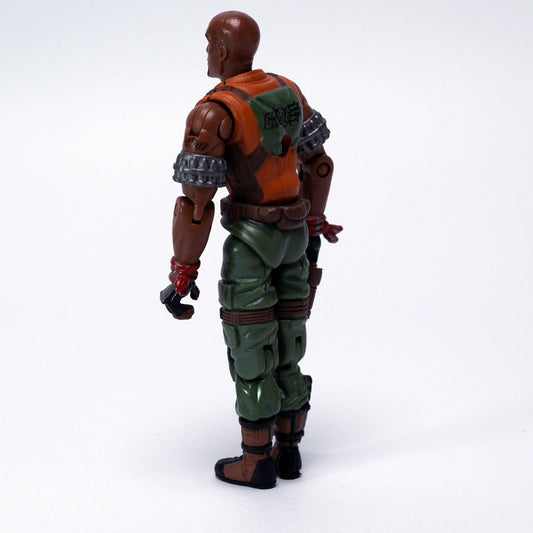 Hasbro 2003 GI Joe ROADBLOCK v9 Excellent 100% Complete Loose 2 Pk Variant Figure Action Figure Picture 3