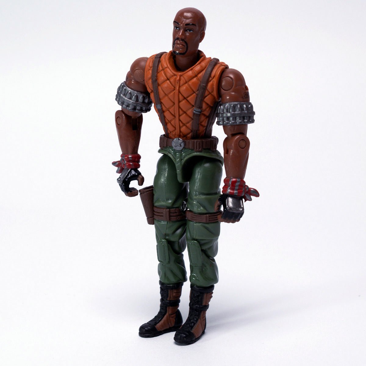 Hasbro 2003 GI Joe ROADBLOCK v9 Excellent 100% Complete Loose 2 Pk Variant Figure Action Figure Picture 2