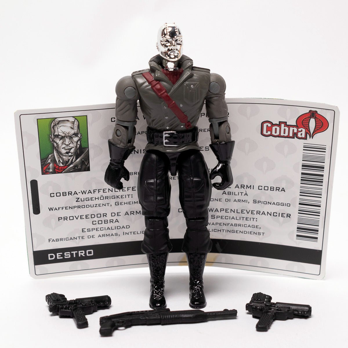 Hasbro 2004 GI Joe DESTRO v11 Excellent Valor Vs Venom VvV FigureAction Figure Picture 1