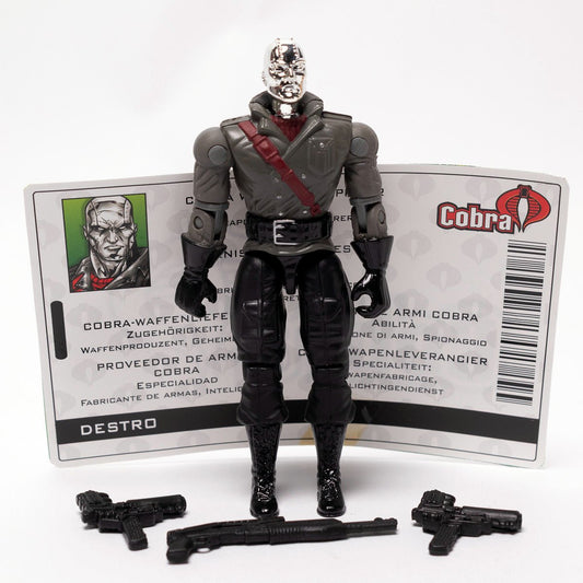 Hasbro 2004 GI Joe DESTRO v11 Excellent Valor Vs Venom VvV FigureAction Figure Picture 1