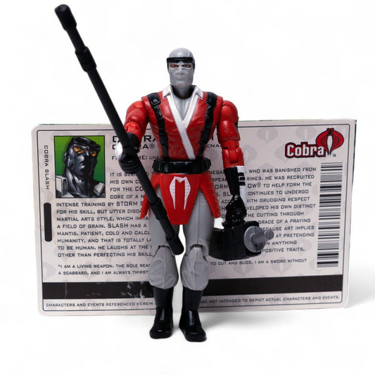 Hasbro 2005 GI Joe COBRA SLASH v1 Excellent Venom Vs Valor 2Pk Variant