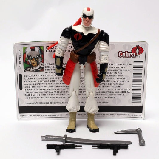 Hasbro 2005 GI Joe COBRA SLICE v6 Excellent Venom Vs Valor 2Pk Variant