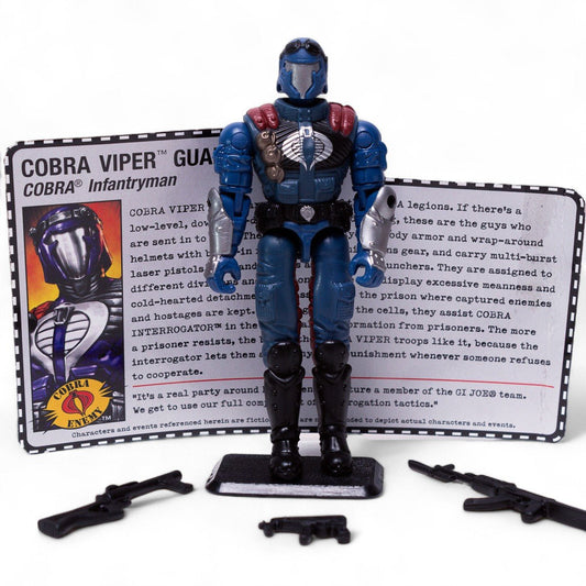 Hasbro 2006 GI Joe COBRA VIPER GUARD v1 Excellent Viper Lockdown DTC Action Figure