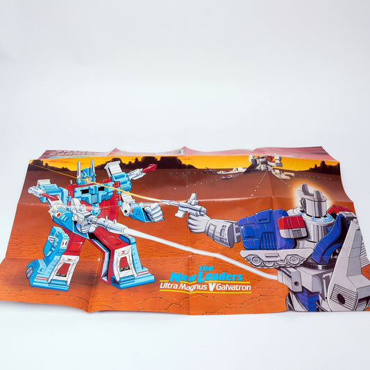 Hasbro Transformers G1 ULTRA MAGNUS vs GALVATRON Vintage Product Poster Pre - Owned Picture 3