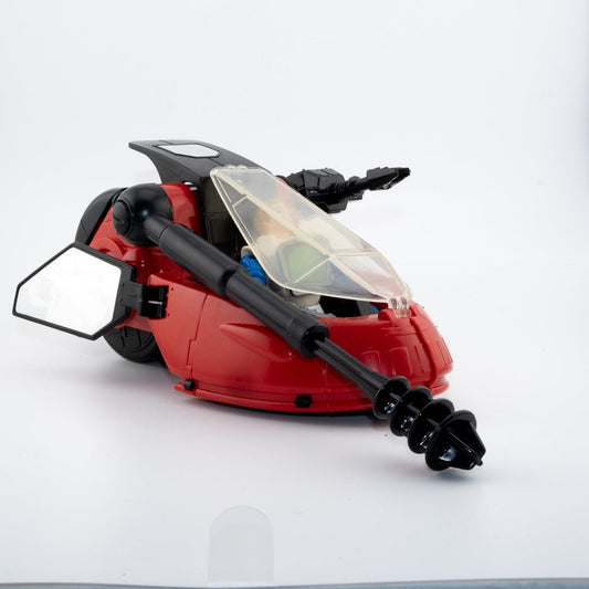 HASBRO VISIONARIES LANCER CYCLE WITH ECTAR & INSTRUCTIONS 1987 NEAR MINT - DT Collectable Toys