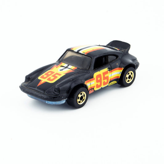 Hot Wheels Porsche 911 Mainline P - 911 Black Wall 1/64 Scale 1982 Vintage - DT Collectable Toys