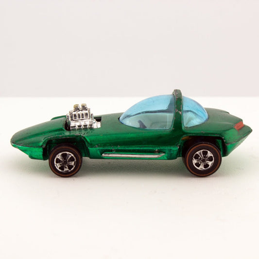Hot Wheels SILHOUETTE & Button Spectraflame Green 1:64 Scale HK 1967 Excellent