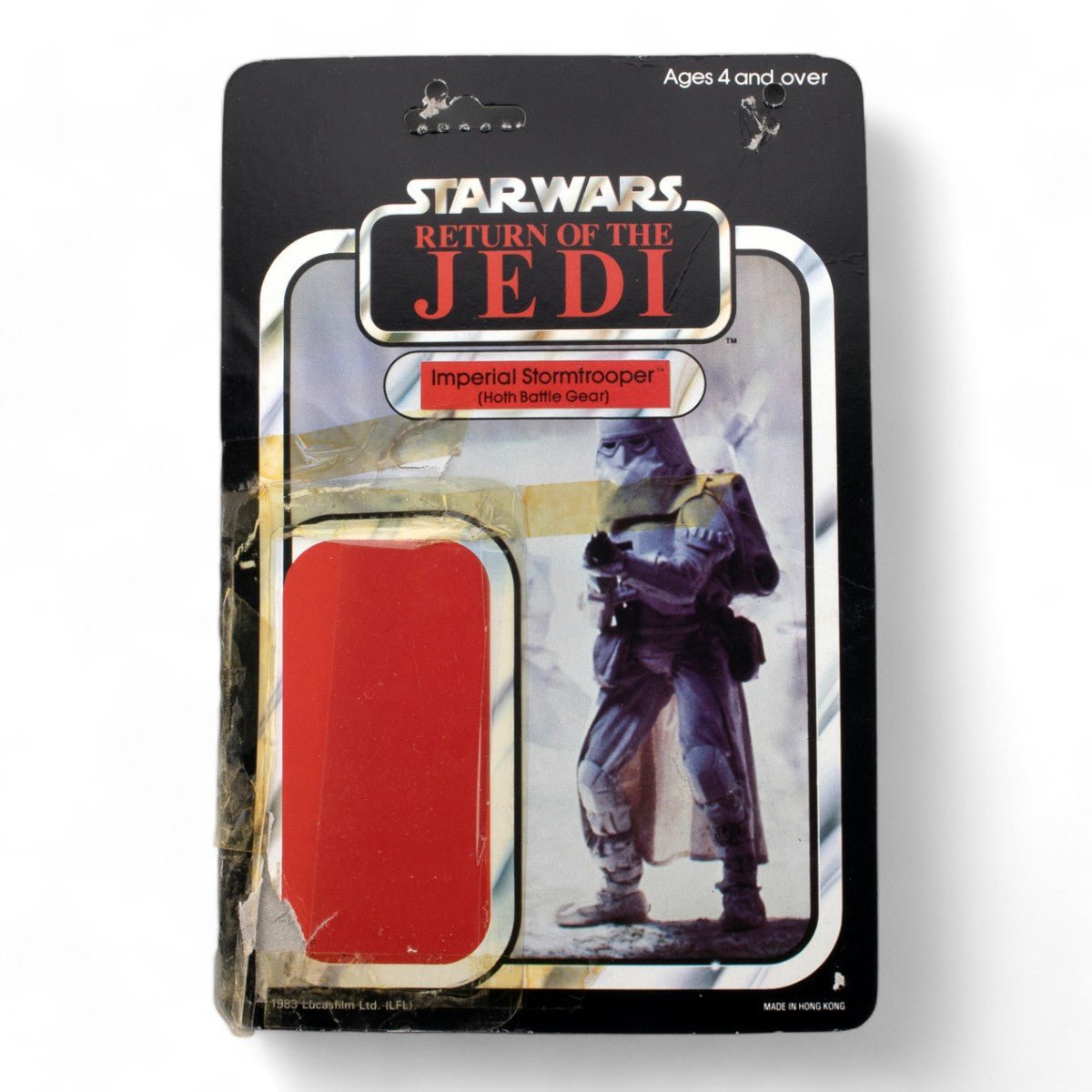 HOTH IMPERIAL STORMTROOPER PALITOY ROTJ 45C UNPUNCHED CARDBACK STAR WARS GOOD - DT Collectable Toys