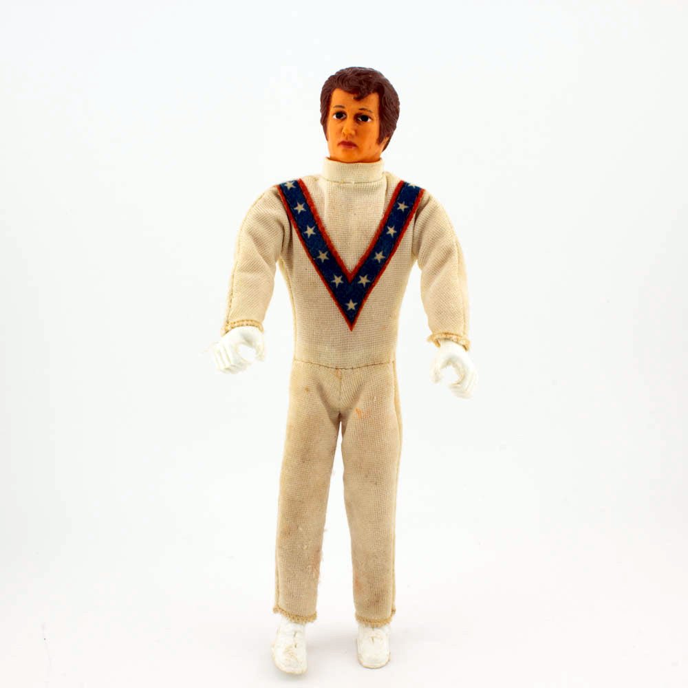 Ideal Toys EVEL KNIEVEL with Helmet Vintage 1970's Stunt Cycle Action Figure Picture 2