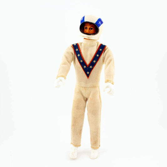 Ideal Toys EVEL KNIEVEL with Helmet Vintage 1970's Stunt Cycle Action Figure - DT Collectable Toys