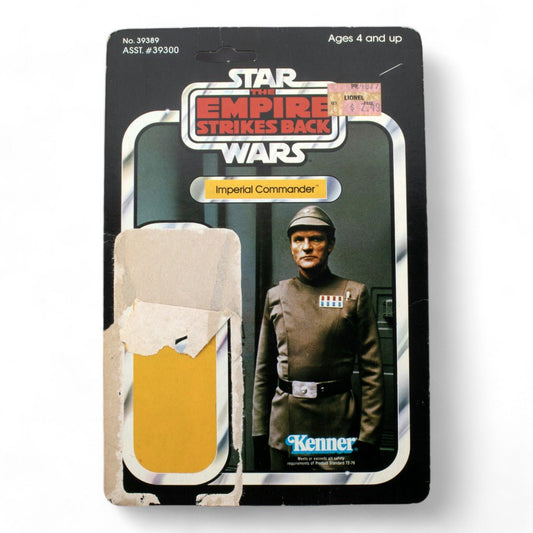 IMPERIAL COMMANDER KENNER ESB 41E CARDBACK VINTAGE STAR WARS VERY GOOD - DT Collectable Toys