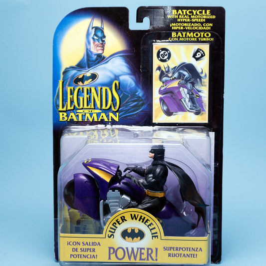 Kenner BATCYCLE Legends of Batman 1994 DC Comics MOC - DT Collectable Toys