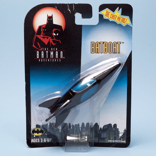 Kenner Batman The New Adventures BATBOAT 1997 Die - Cast Metal Vehicle MOC - DT Collectable Toys