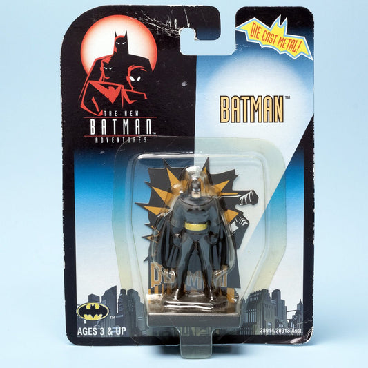 Kenner Batman The New Adventures BATMAN 1997 Die - Cast Metal Figure MOC - DT Collectable Toys