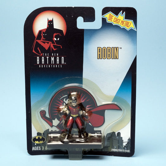 Kenner Batman The New Adventures ROBIN 1997 Die - Cast Metal Figure MOC - DT Collectable Toys