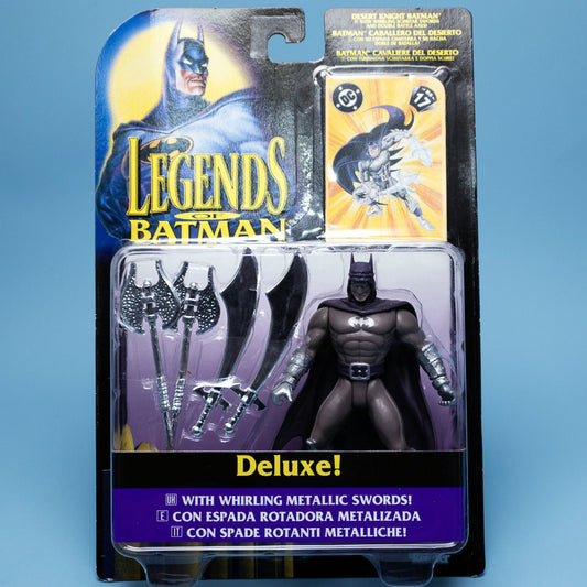 Kenner DESERT KNIGHT BATMAN Deluxe Legends of Batman 1996 DC Comics MOC - DT Collectable Toys
