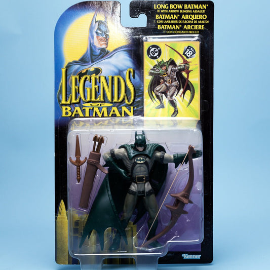 Kenner LONG BOW BATMAN Legends of Batman 1995 DC Comics MOC - DT Collectable Toys