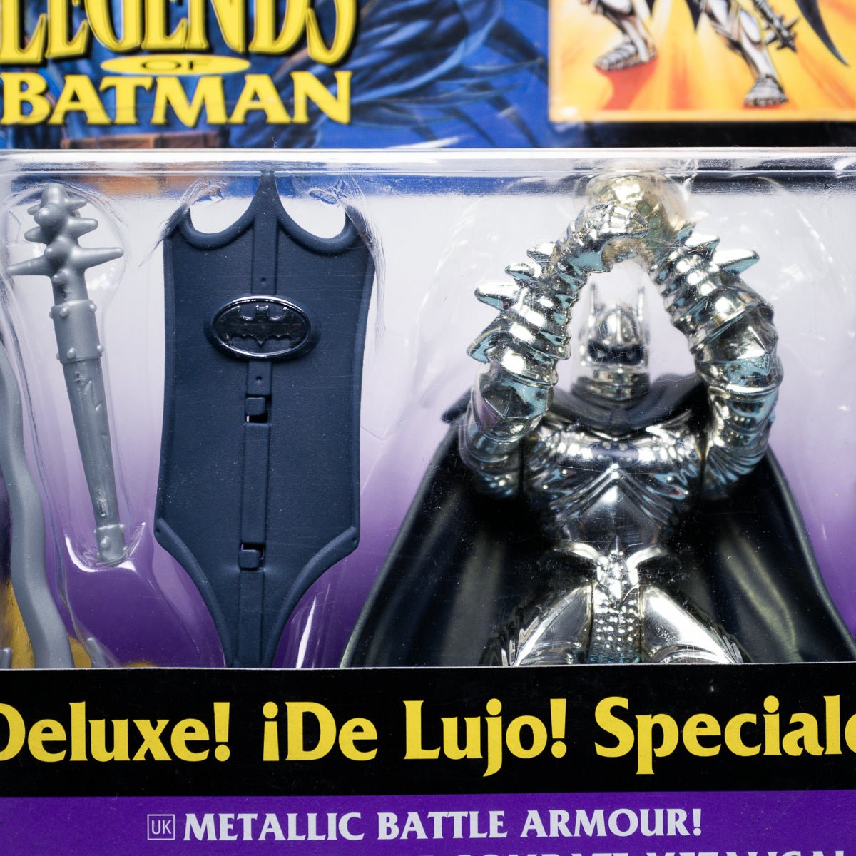 Kenner SILVER KNIGHT BATMAN Deluxe Legends of Batman 1996 DC Comics MOC - DT Collectable Toys