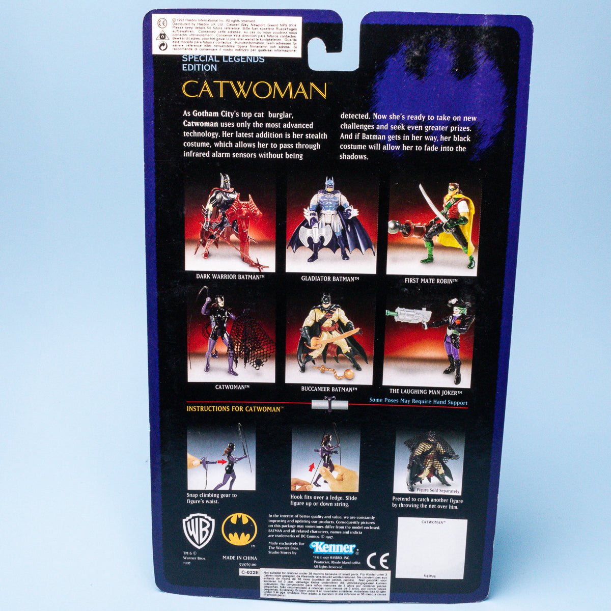Kenner Special Edition CATWOMAN 1997 Legends of Batman Warner Bros Excl. - DT Collectable Toys