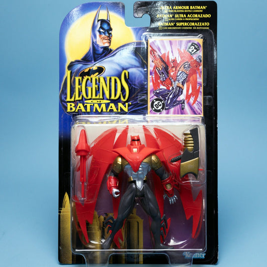 Kenner ULTRA ARMOUR BATMAN Legends of Batman 1996 DC Comics MOC - DT Collectable Toys